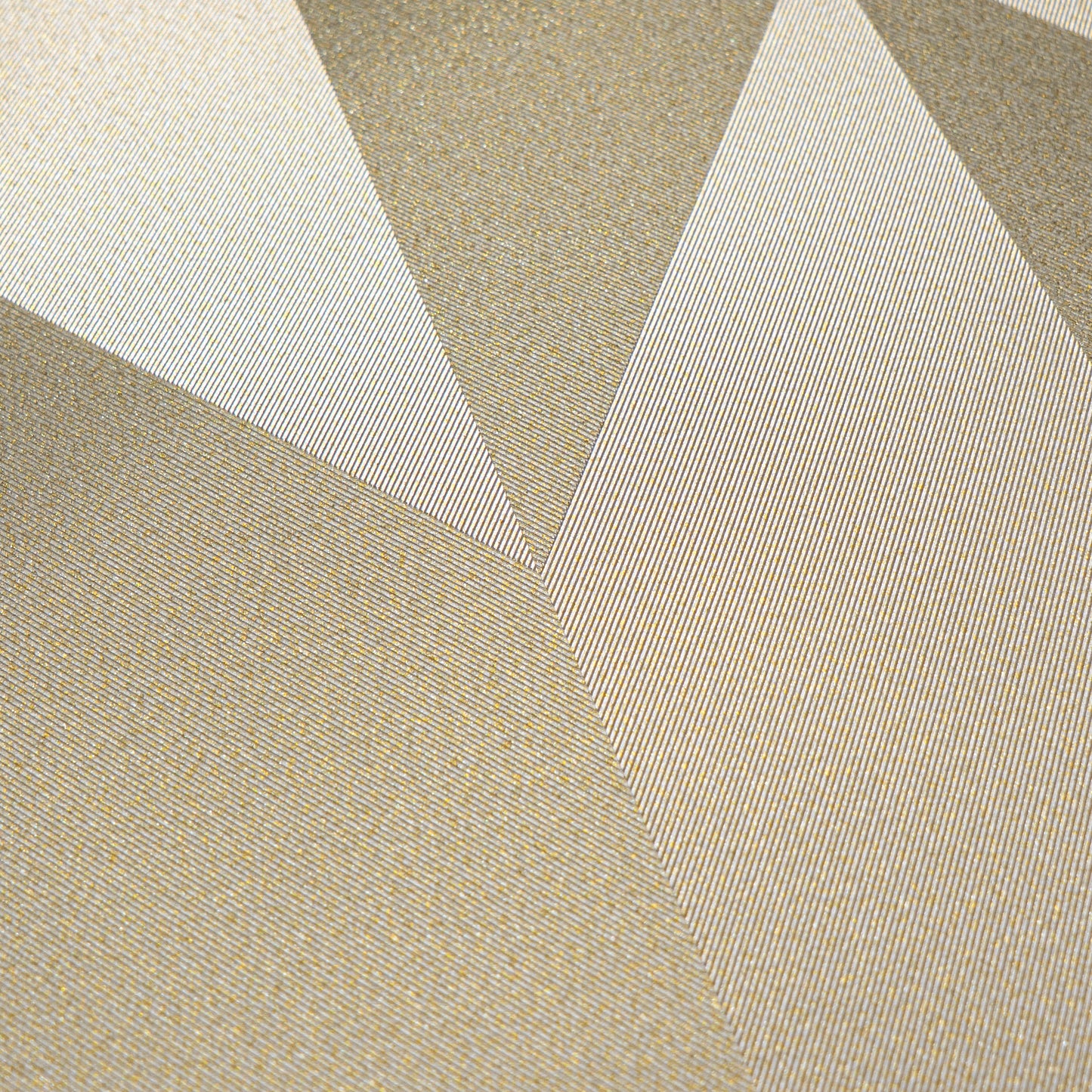 Livingwalls CosmoLiving Graphic Groove-Playful geometrisch Champagner - 10,05 m x 0,53 m