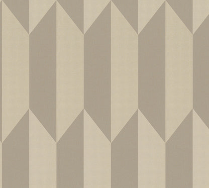 Livingwalls CosmoLiving Graphic Groove-Playful geometrisch Champagner - 10,05 m x 0,53 m