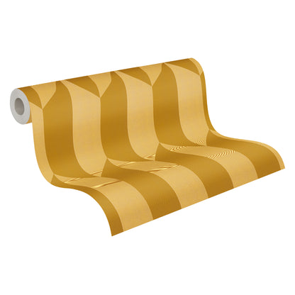 Livingwalls CosmoLiving Graphic Groove-Playful geometrisch Gold - 10,05 m x 0,53 m