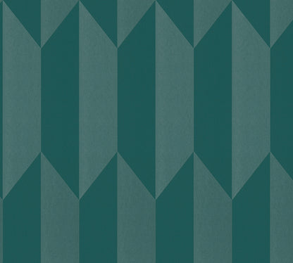 Livingwalls CosmoLiving Graphic Groove-Playful geometrisch Blau - 10,05 m x 0,53 m