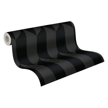 CosmoLiving Graphic Groove-Playful Schwarz 10,05 m x 0,53 m