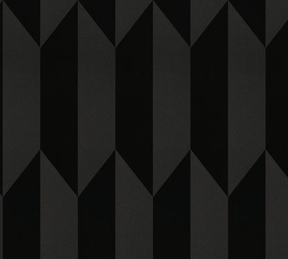 Livingwalls CosmoLiving Graphic Groove-Playful geometrisch Schwarz - 10,05 m x 0,53 m