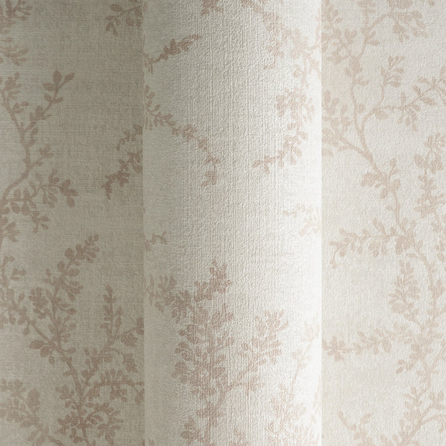 Mustertapete Blätterranken Rosé - 10,05 m x 0,53 m