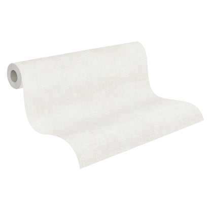 Mustertapete Leinenoptik Hellbeige - 10,05 m x 0,53 m