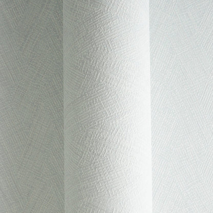 Mustertapete Fischgrät-Weboptik Pastellblau - 10,05 m x 0,53 m