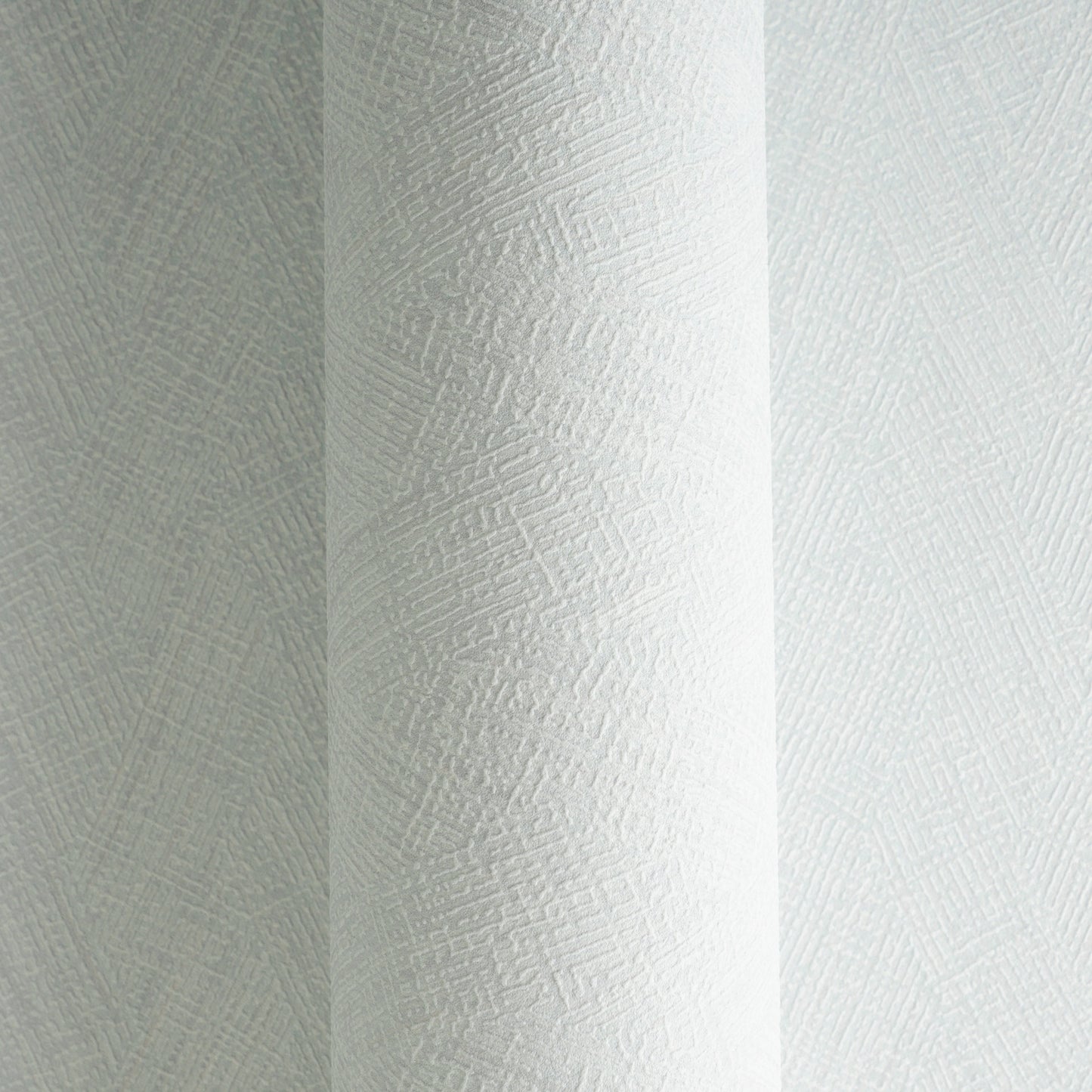 Mustertapete Fischgrät-Weboptik Pastellblau - 10,05 m x 0,53 m