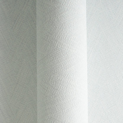 Mustertapete Fischgrät-Weboptik Pastellblau - 10,05 m x 0,53 m