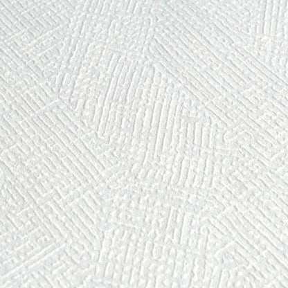 Mustertapete Fischgrät-Weboptik Pastellblau - 10,05 m x 0,53 m