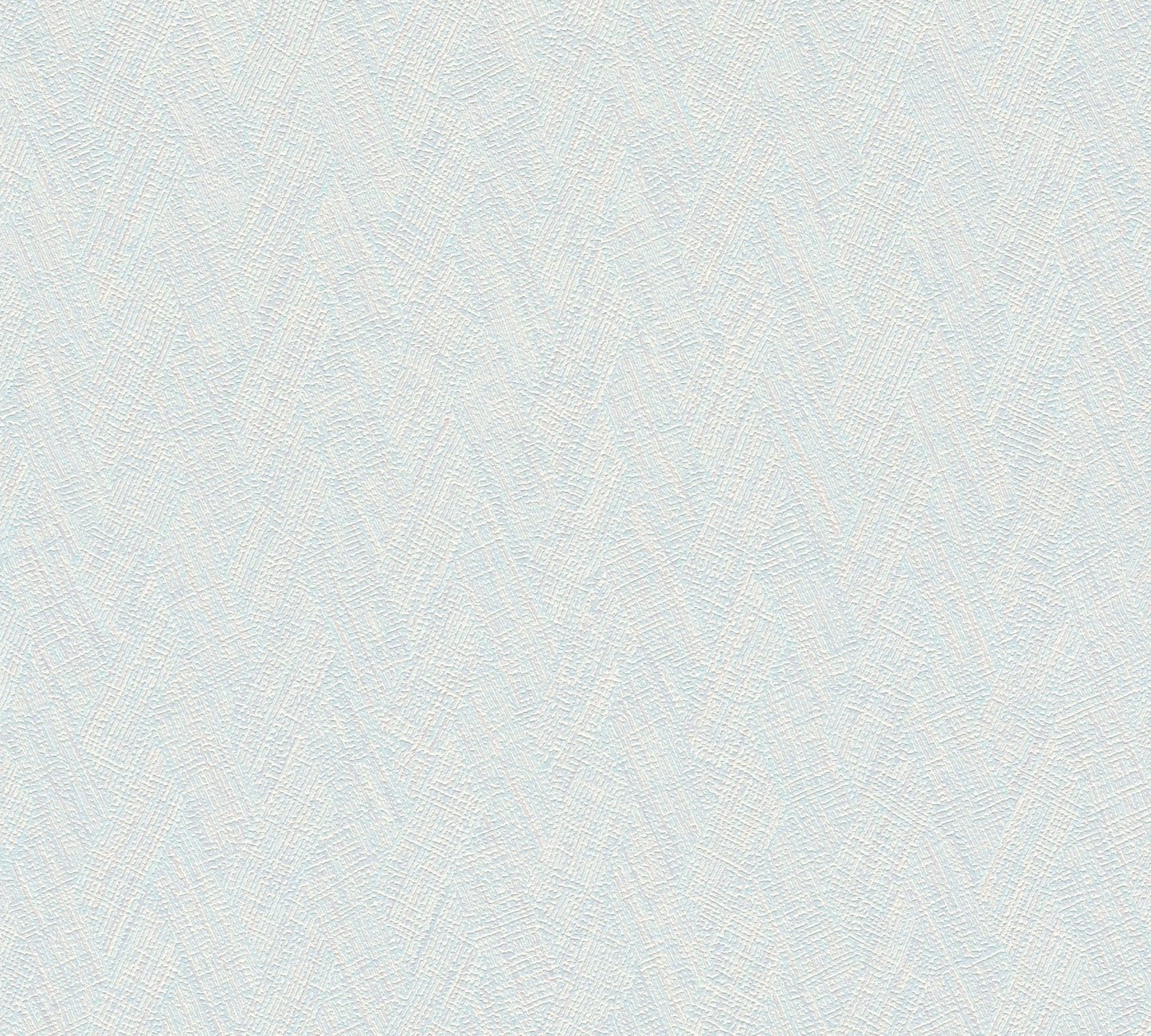 Mustertapete Fischgrät-Weboptik Pastellblau - 10,05 m x 0,53 m