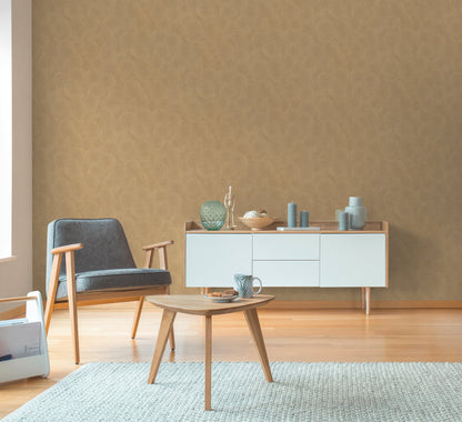 Mustertapete Seil-Spiralen Gold-Beige - 10,05 m x 0,53 m