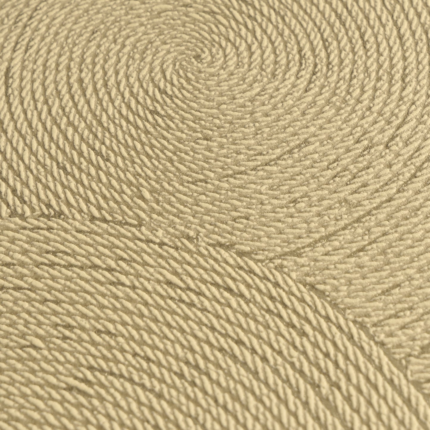 Mustertapete Seil-Spiralen Gold-Beige - 10,05 m x 0,53 m