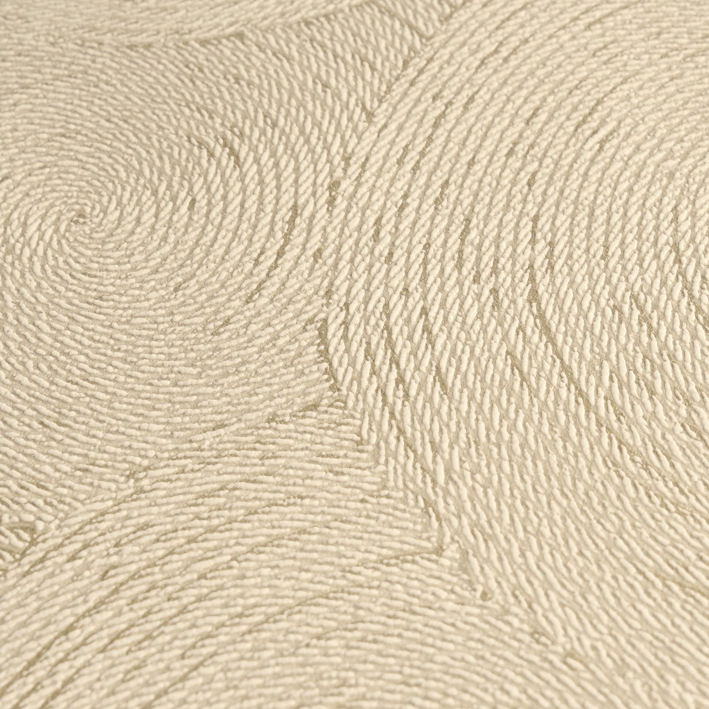 Mustertapete Seil-Spiralen Hellbeige - 10,05 m x 0,53 m