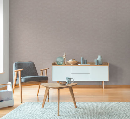 Mustertapete Seil-Spiralen Altrosa - 10,05 m x 0,53 m