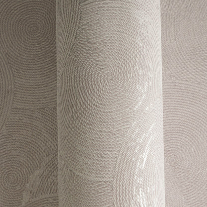 Mustertapete Seil-Spiralen Altrosa - 10,05 m x 0,53 m