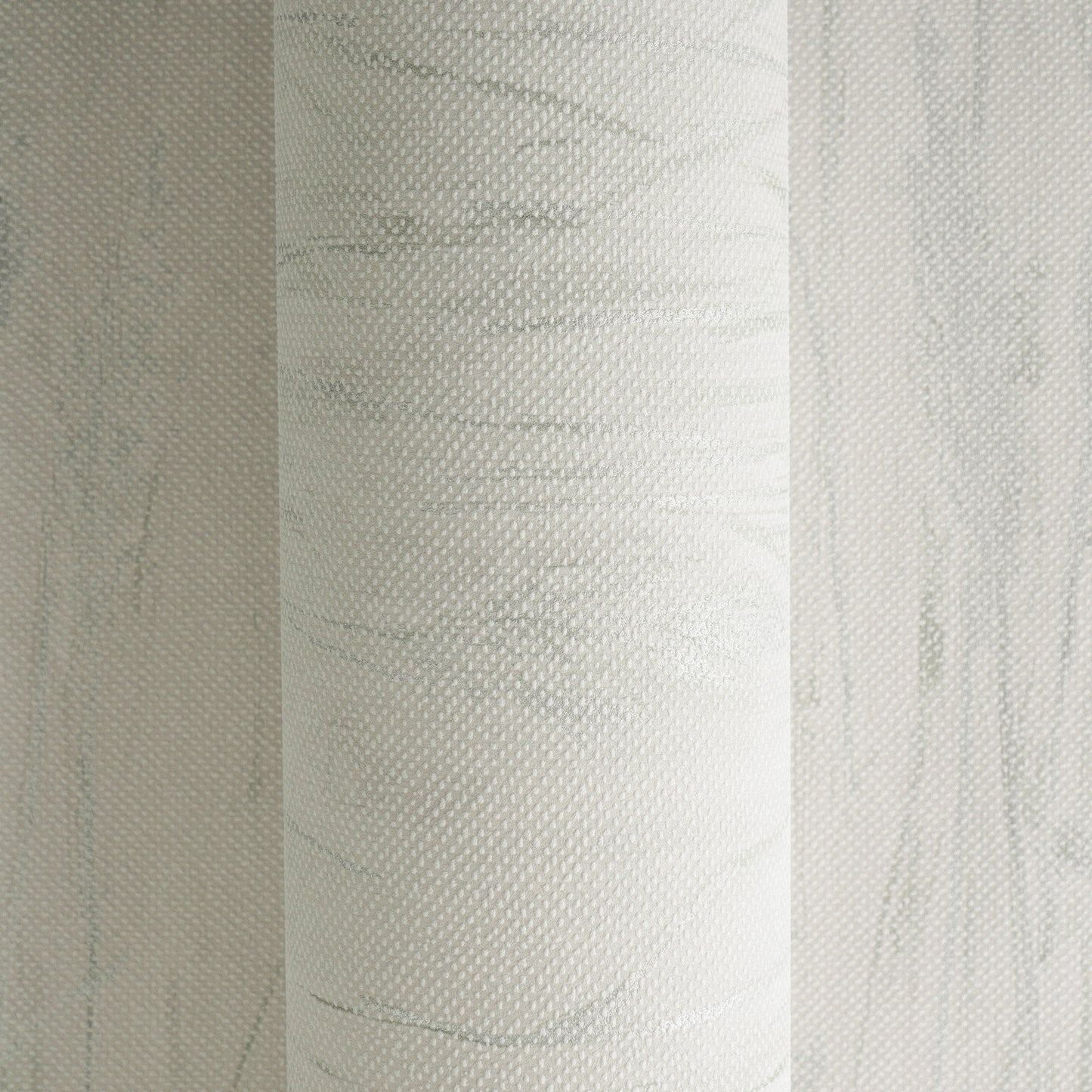 Mustertapete Gräser-Silhouette Mint-Grau - 10,05 m x 0,53 m