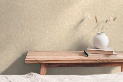 Mustertapete Natur-Struktur Apricot-Beige - 10,05 m x 0,53 m