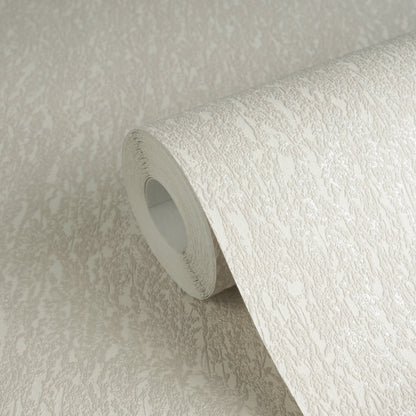 Mustertapete Natur-Struktur Beige-Grau - 10,05 m x 0,53 m