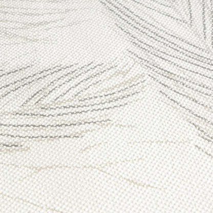 Mustertapete Farn-Blätter Beige-Grau - 10,05 m x 0,53 m