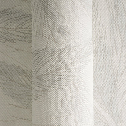 Mustertapete Farn-Blätter Mint-Beige - 10,05 m x 0,53 m