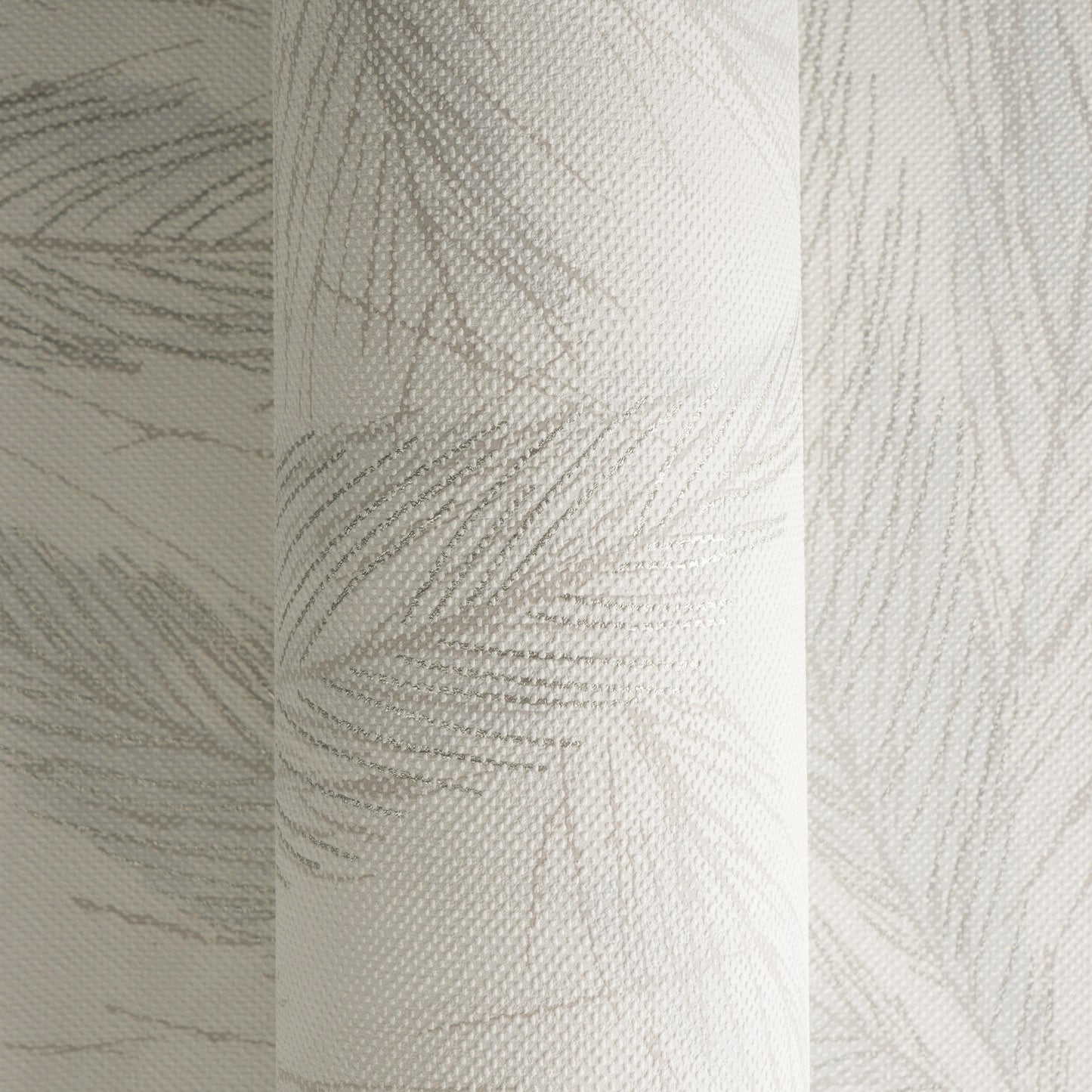 Mustertapete Farn-Blätter Mint-Beige - 10,05 m x 0,53 m