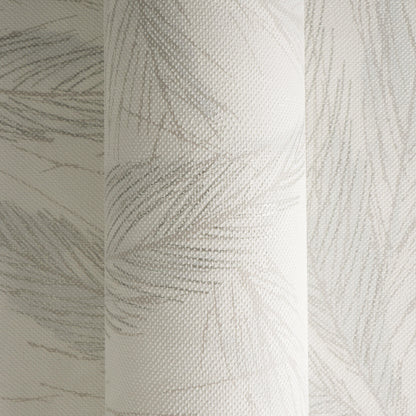 Mustertapete Farn-Blätter Mint-Beige - 10,05 m x 0,53 m