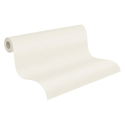 Mustertapete Leinen-Optik Hellbeige - 10,05 m x 0,53 m