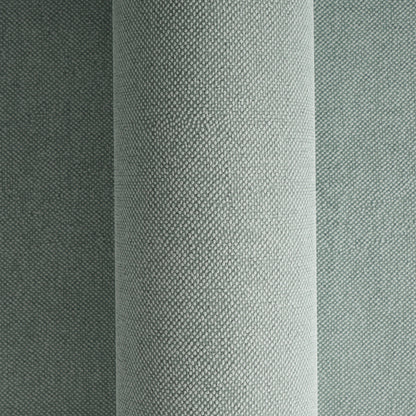 Mustertapete Leinen-Optik Petrol-Grau - 10,05 m x 0,53 m