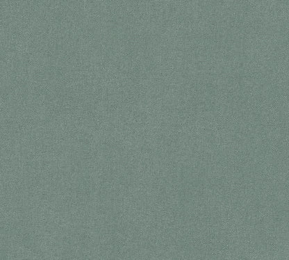 Mustertapete Leinen-Optik Petrol-Grau - 10,05 m x 0,53 m