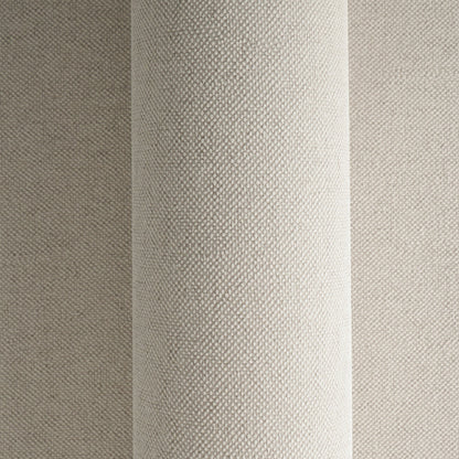 Mustertapete Leinenoptik Taupe Zeitlos - 10,05 m x 0,53 m