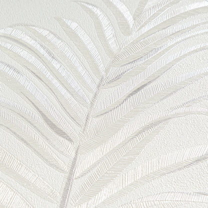 Livingwalls CosmoLiving Midnight Botanica-Mystery Palmenblätter Weiß - 10,05 m x 0,53 m