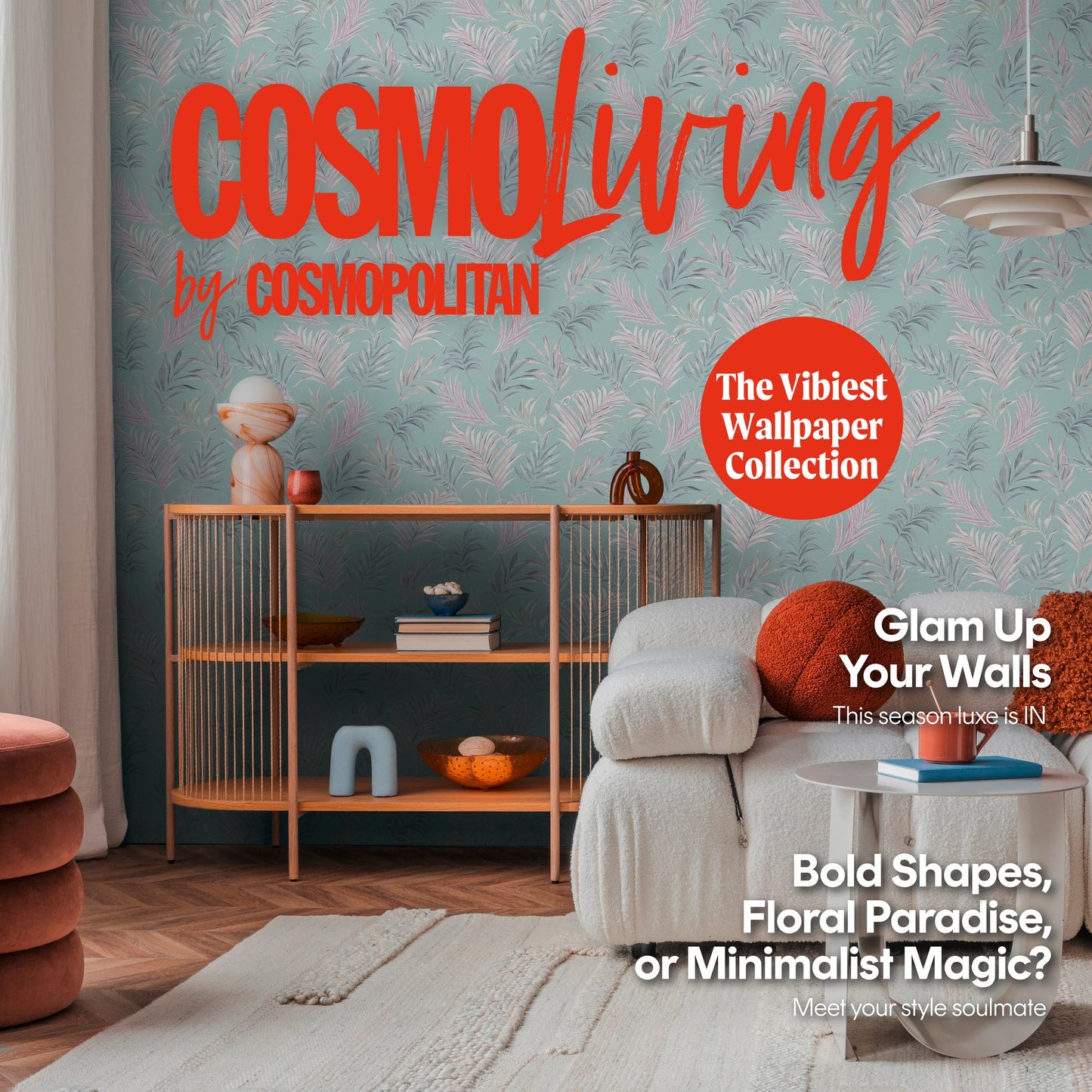 CosmoLiving Midnight Botanica-Mystery Blau 10,05 m x 0,53 m