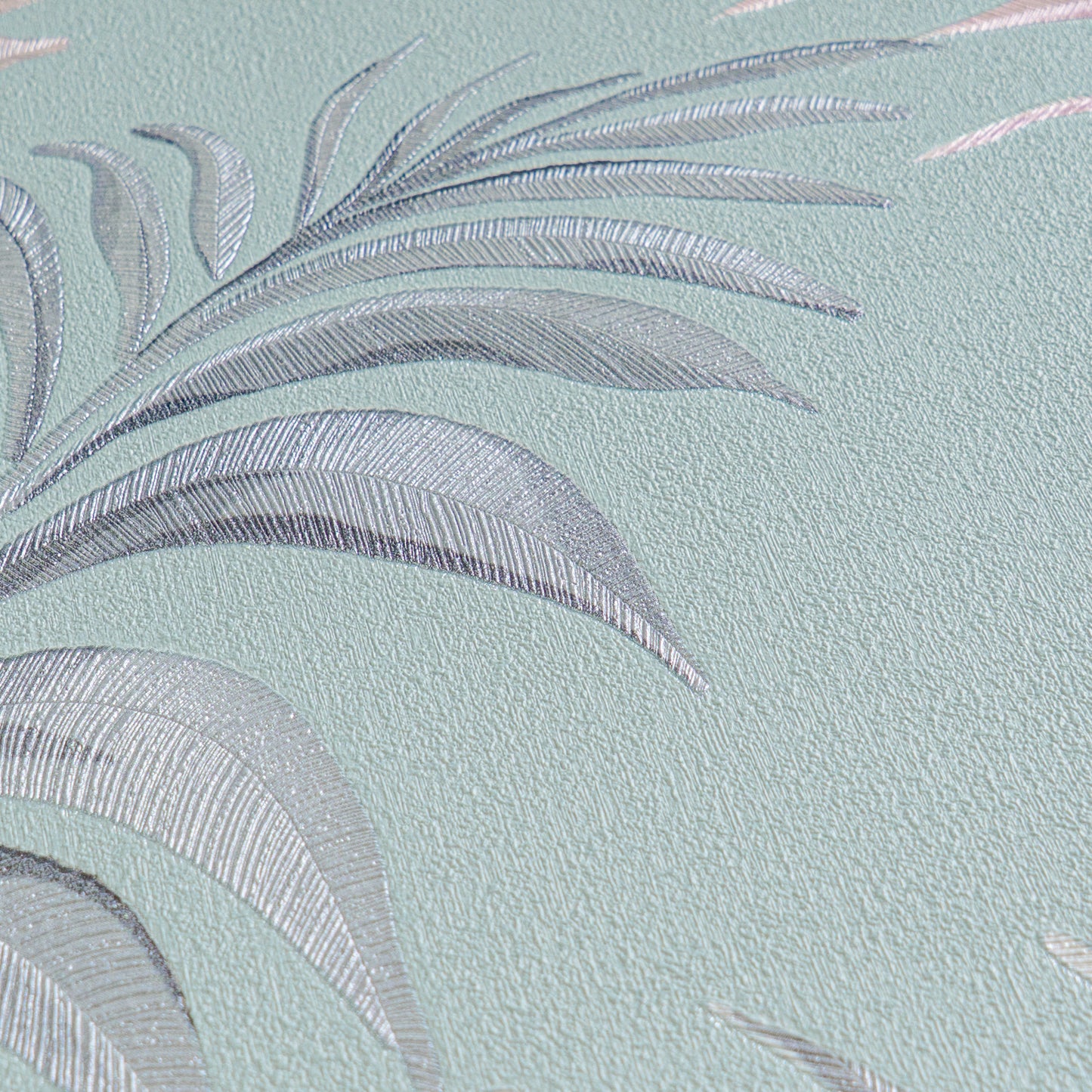 Livingwalls CosmoLiving Midnight Botanica-Mystery Palmenblätter Blau Rosa - 10,05 m x 0,53 m
