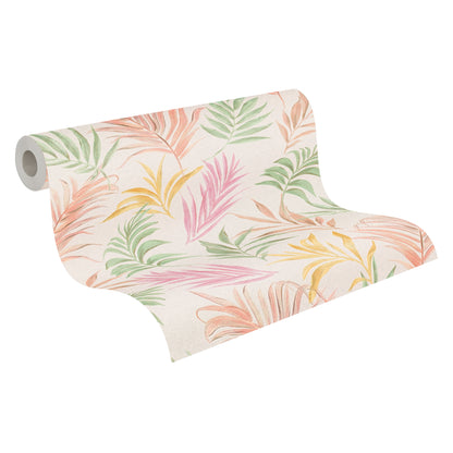 Livingwalls CosmoLiving Midnight Botanica-Mystery Palmenblätter Bunt - 10,05 m x 0,53 m