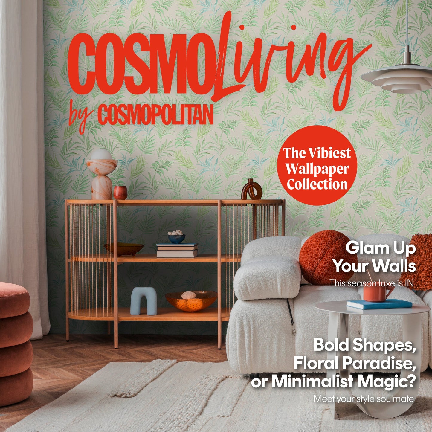 CosmoLiving Midnight Botanica-Mystery Grün 10,05 m x 0,53 m
