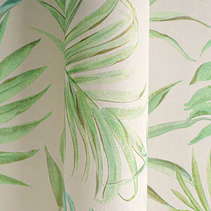 Livingwalls CosmoLiving Midnight Botanica-Mystery Palmenblätter Grün - 10,05 m x 0,53 m