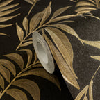 CosmoLiving Midnight Botanica-Mystery Schwarz Gold 10,05 m x 0,53 m