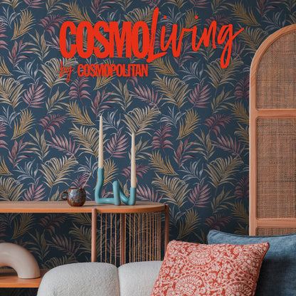 CosmoLiving Midnight Botanica-Mystery Schwarz Gold 10,05 m x 0,53 m