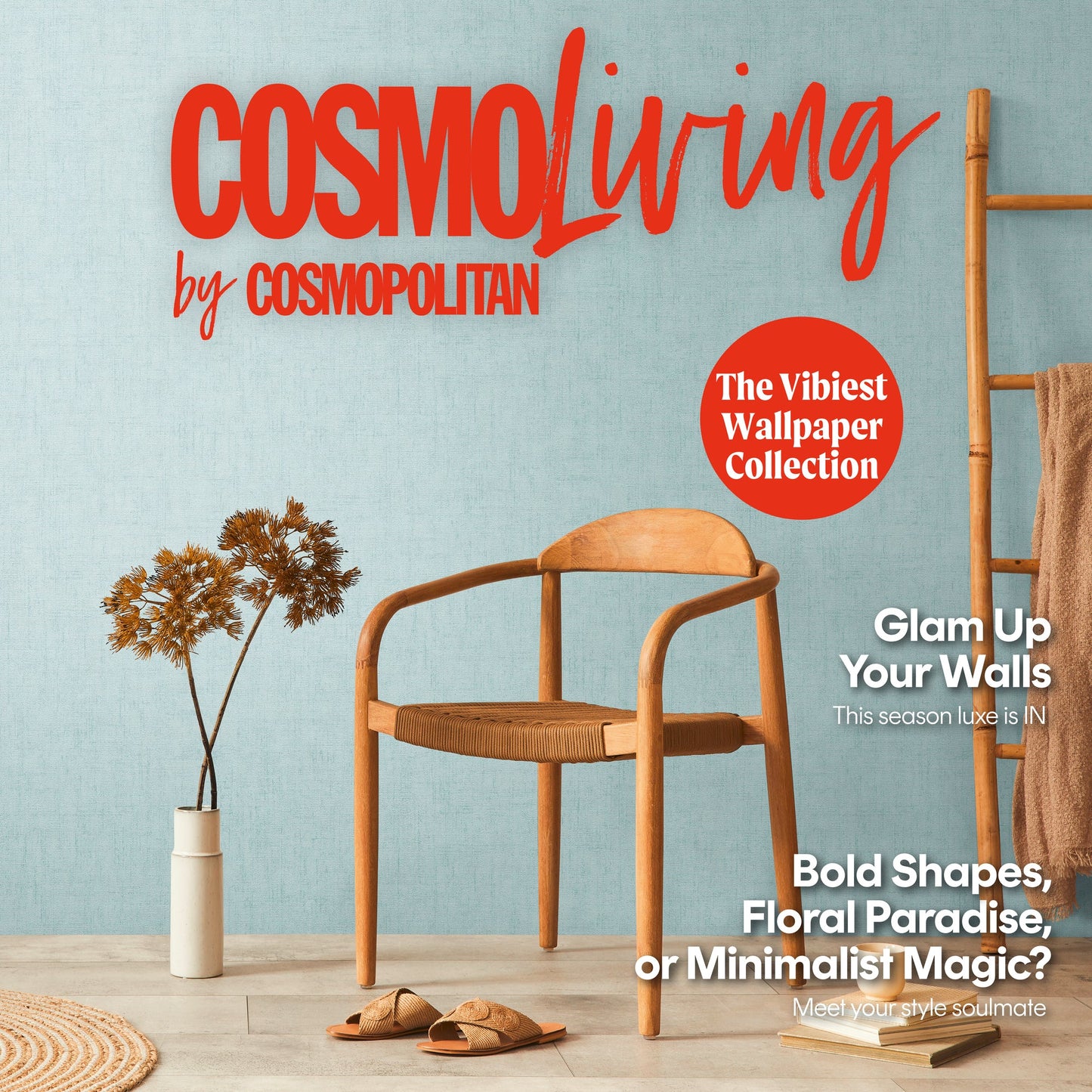 CosmoLiving Leinenoptik  Eisblau 10,05 m x 0,53 m
