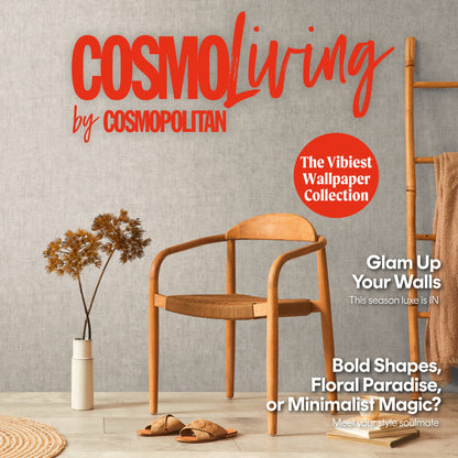 CosmoLiving Leinenoptik  Taupe 10,05 m x 0,53 m