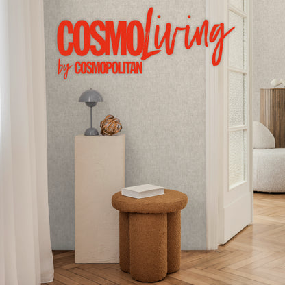 Livingwalls CosmoLiving Vliestapete Uni Greige - 10,05 m x 0,53 m