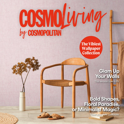 CosmoLiving Leinenoptik  Puderrosa 10,05 m x 0,53 m