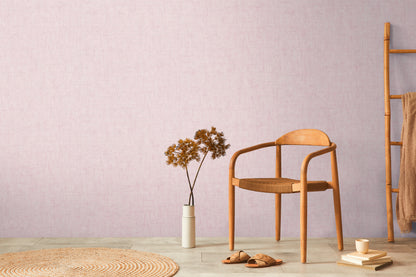 Livingwalls CosmoLiving Vliestapete Uni Rosé - 10,05 m x 0,53 m