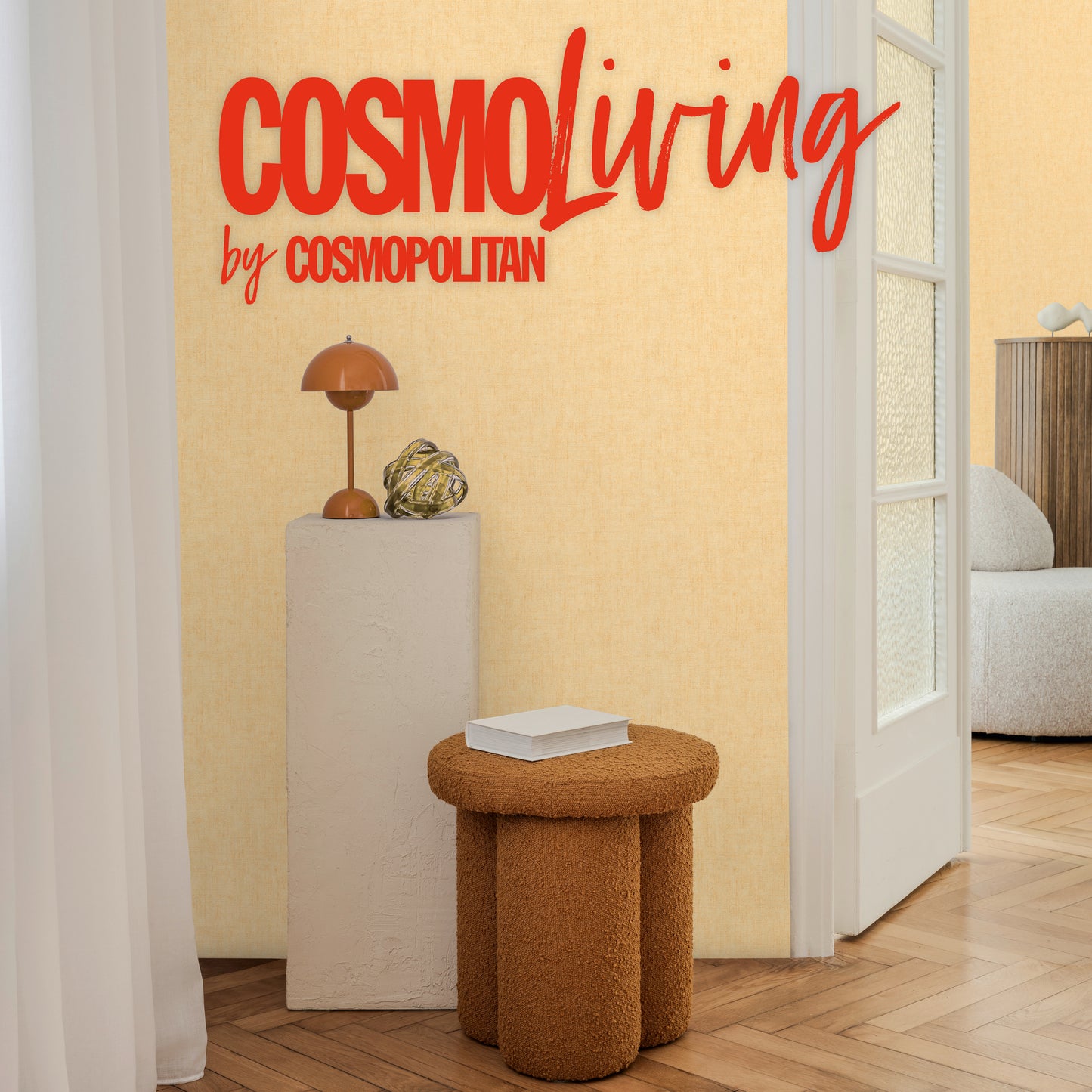 Livingwalls CosmoLiving  Uni Gelb - 10,05 m x 0,53 m