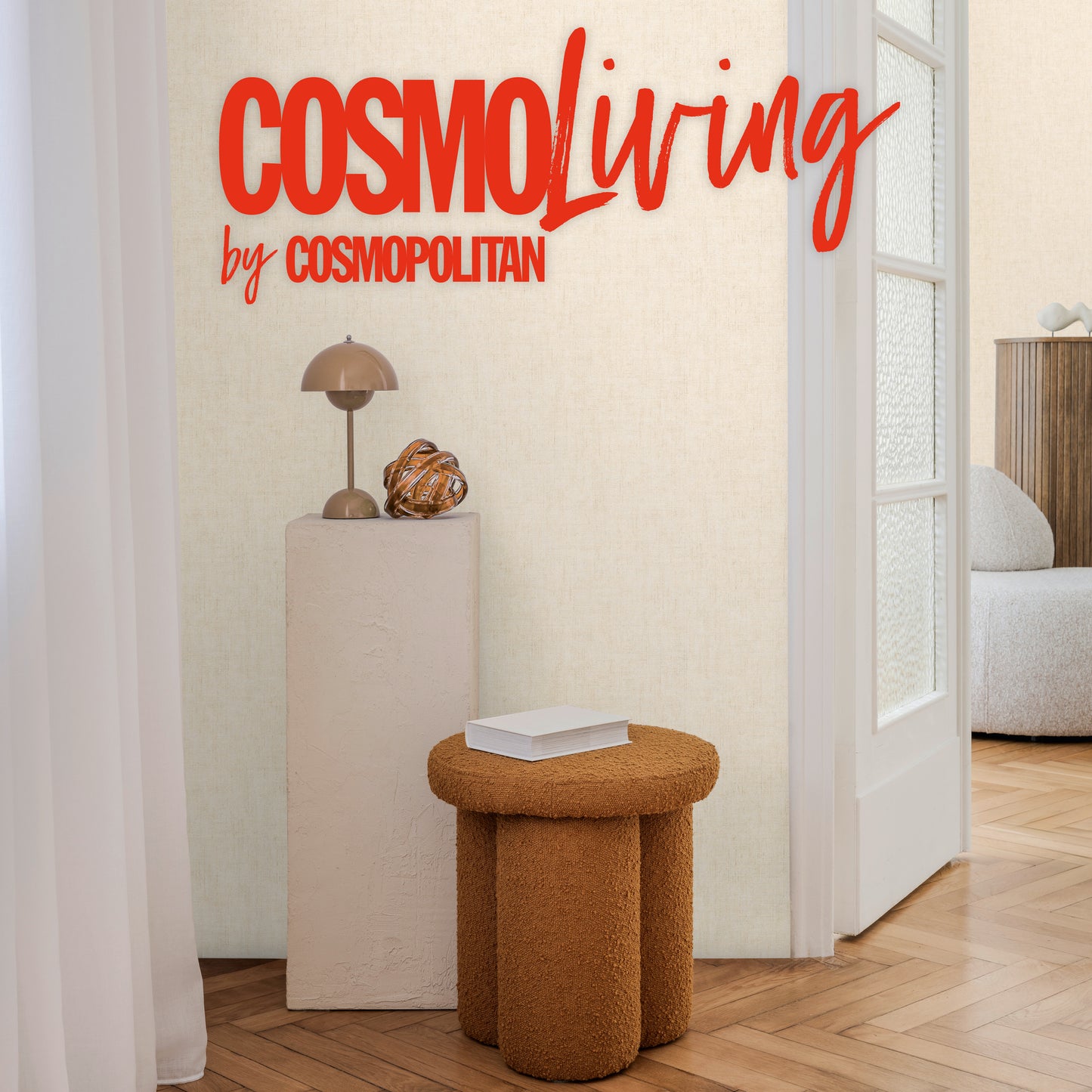 Livingwalls CosmoLiving  Uni Beige - 10,05 m x 0,53 m