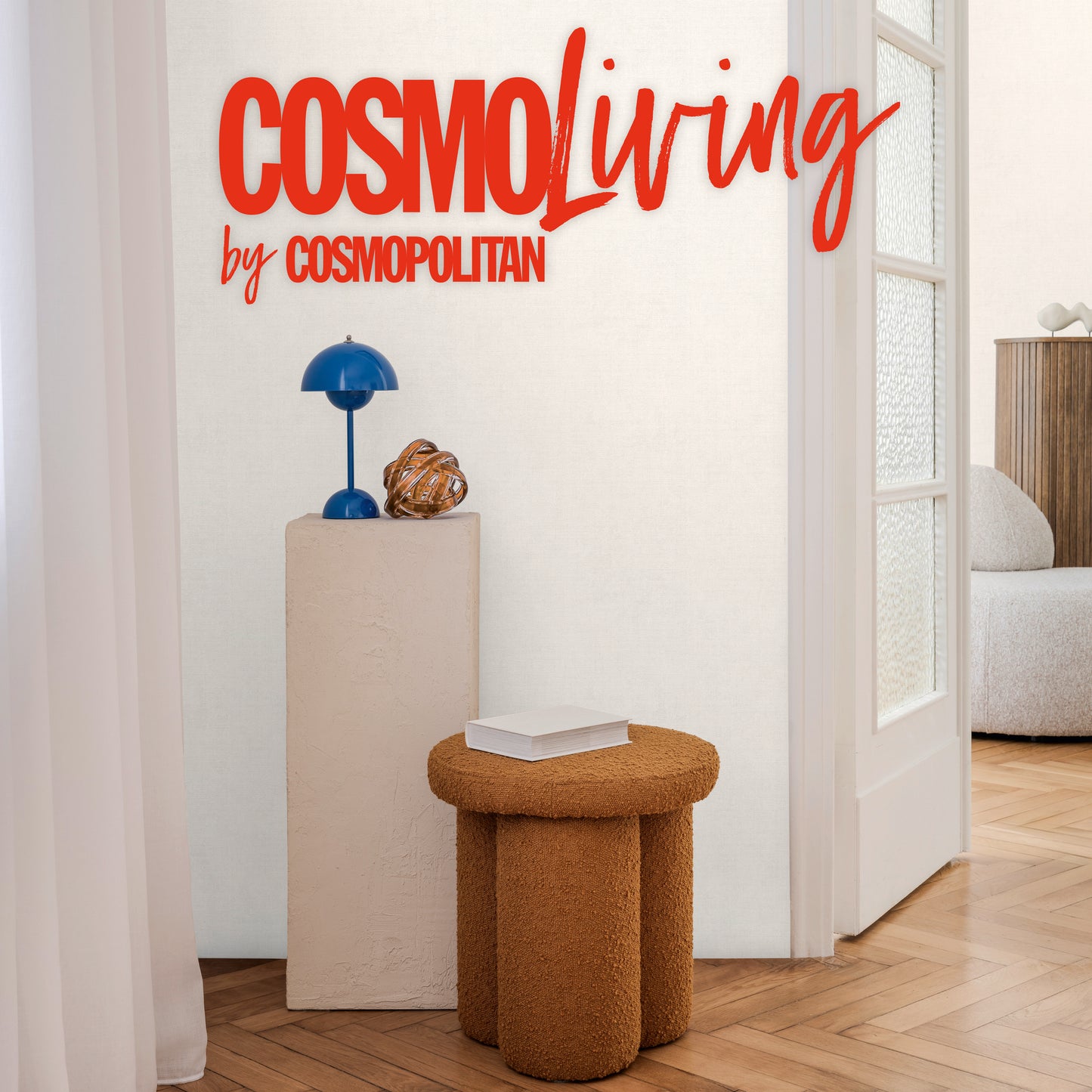 Livingwalls CosmoLiving  Uni Weiß - 10,05 m x 0,53 m