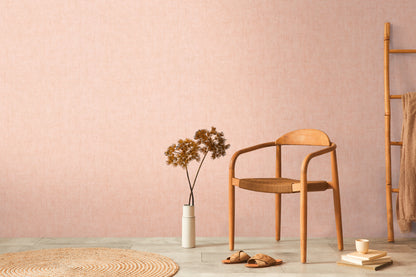 Livingwalls CosmoLiving Vliestapete Uni Koralle Rosa - 10,05 m x 0,53 m