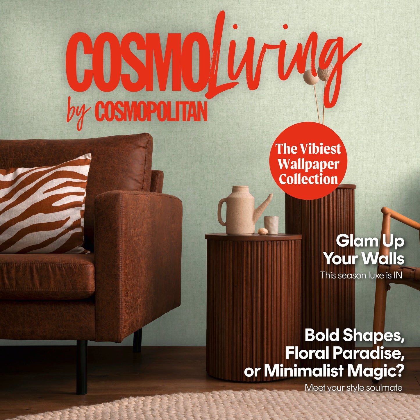CosmoLiving Leinenoptik  Pistazie 10,05 m x 0,53 m