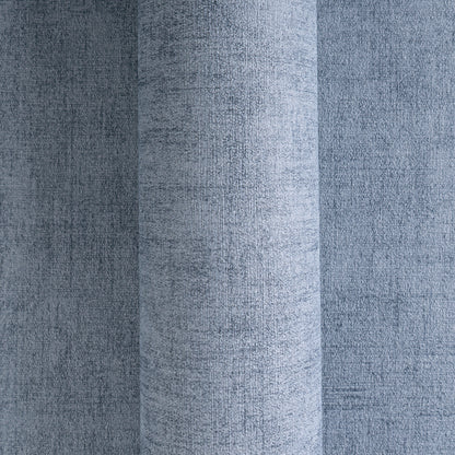 Livingwalls CosmoLiving Vliestapete Uni Denimblau - 10,05 m x 0,53 m