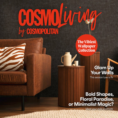 CosmoLiving Leinenoptik  Espresso 10,05 m x 0,53 m