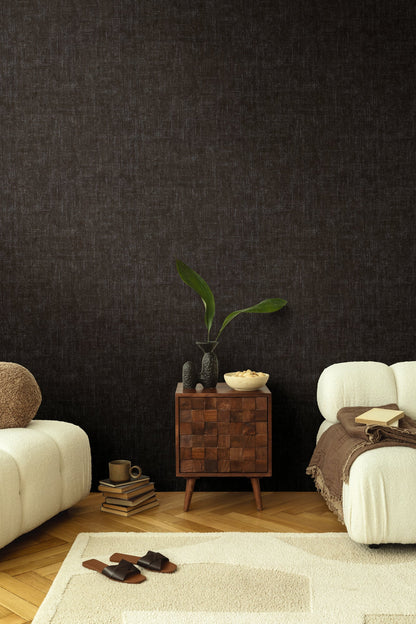 CosmoLiving Leinenoptik  Espresso 10,05 m x 0,53 m
